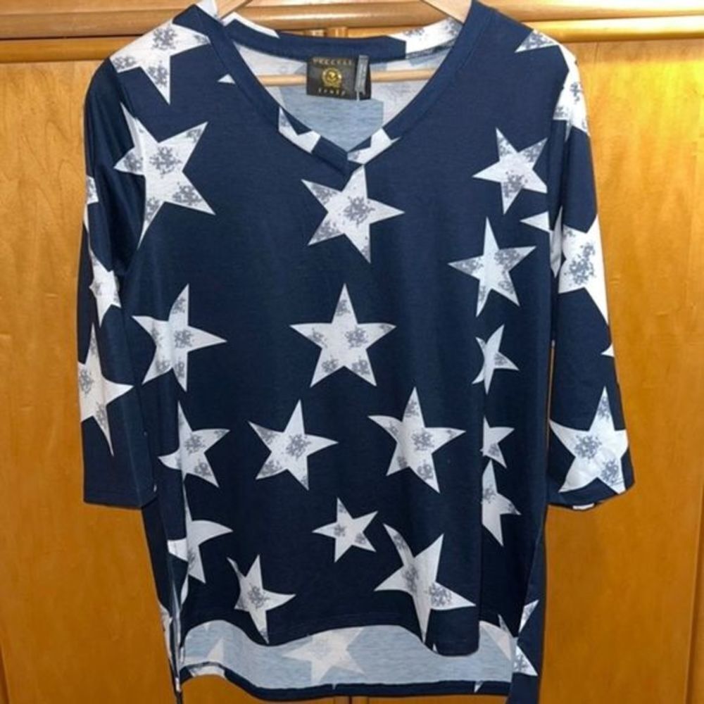 Vecceli Italy Graphic print top